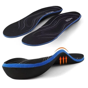 Heavy Duty Orthotic Insoles for Plantar Fasciitis Flat Foot Fallen Arches | S... - Picture 1 of 9