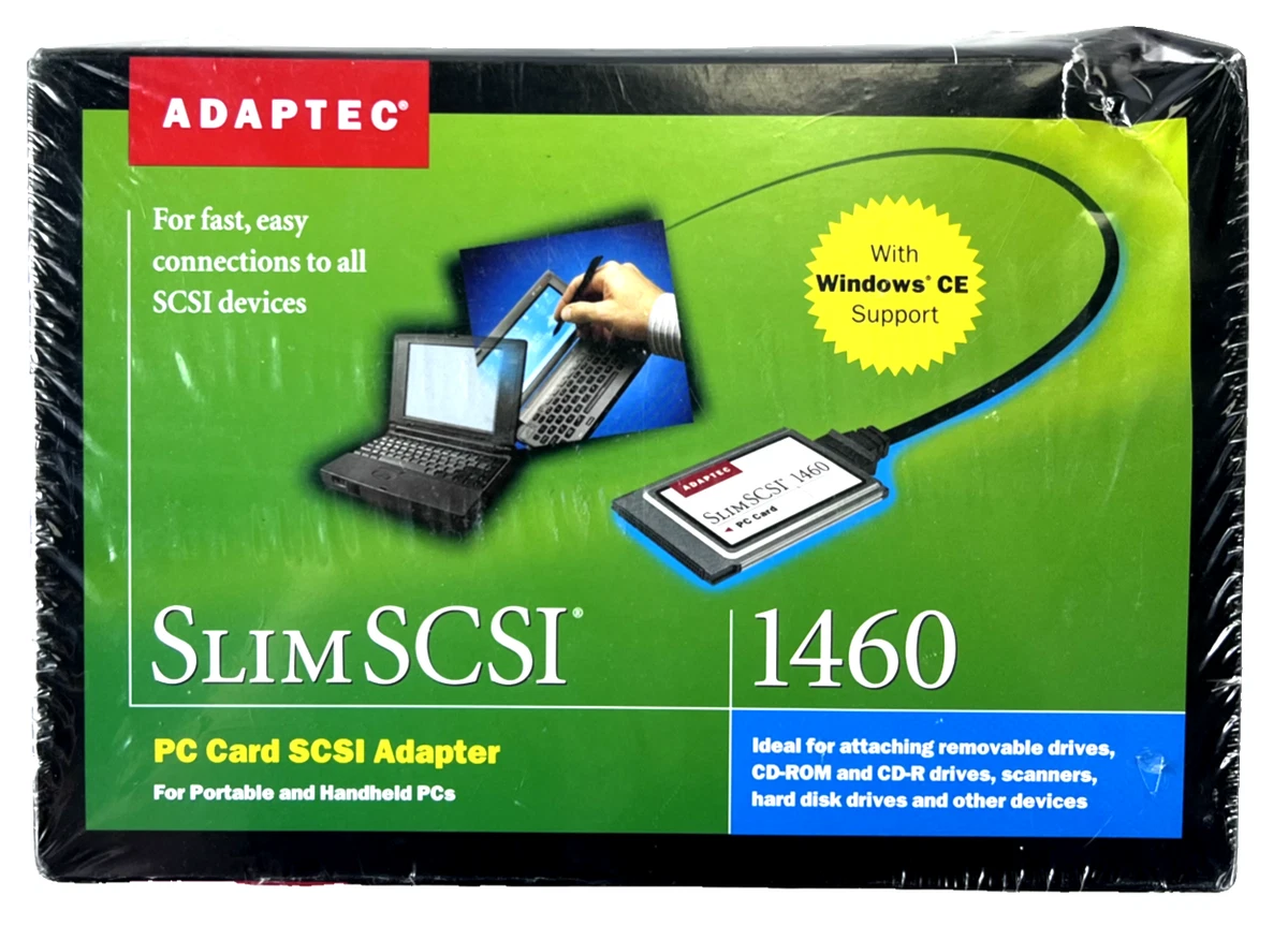 PCMCIA TYPEⅡ SCSI-Ⅱ PC CARD Iomega Zip Card PCMIA Slot Type II to SCSI Adapter Only - NO CABLE