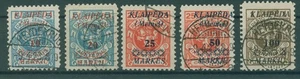 MEMEL 1923 Nr 135-140 gestempelt (923319) - Picture 1 of 1