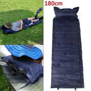 Thick Self Inflating 180*60cm Camping Pillow Roll Mat/Pad Sleeping Bed Mattress - Picture 1 of 12