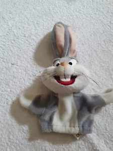 Vintage 1995 Looney Tunes Bugs Bunny and Sylvester Hand & Finger Puppet Toys - Picture 1 of 12