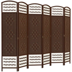 Privacy Screen Folding Design with 6 Panels and 15 Metal Hinges - Picture 1 of 6