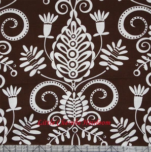 Large Whimsy Cocoa Fabric - Picture 1 of 1
