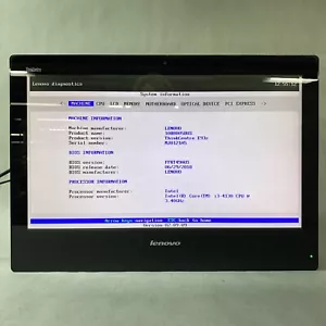 Lenovo ThinkCentre E93z AIO Intel Core i3-4130 3,40 GHz 8 GB di RAM senza supporto HDD OS - Foto 1 di 21