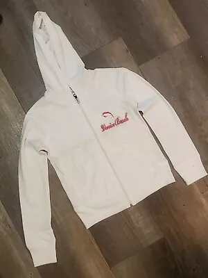 Women's White Toppy T Venice Beach Hoodie Small SIze **NEW WITH TAGS** - Image 1 of 2