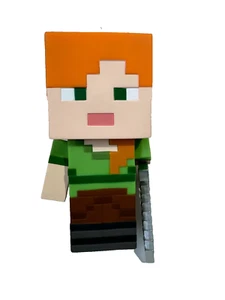 Banco de monedas monograma Minecraft Creeper figura PVC 9" - Imagen 1 de 5