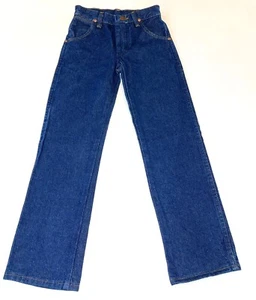 Wrangler Boy’s 8 Slim Dark Wash Cowboy Cut Style 13MWZBP Size 8 Slim MINT - Picture 1 of 9
