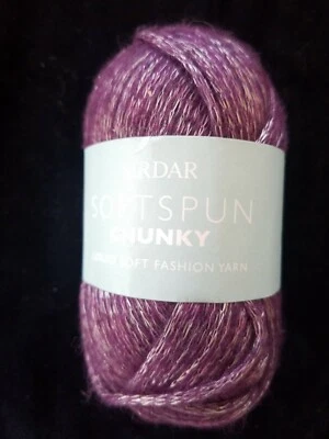 Sirdar Softspun Chunky Yarn Gracie Purple Halo Chainette Yarn - Image 1 of 2
