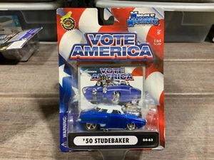FUNLINE MUSCLE MACHINES VOTE AMERICA '50 STUDEBAKER BLUE - Picture 1 of 1