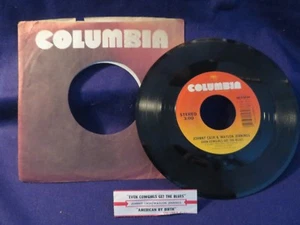 WILLIE NELSON/WAYLON JENNINGS Even Cowgirls Get The Blues 45 RPM COLUMBIA RECORD - Picture 1 of 2