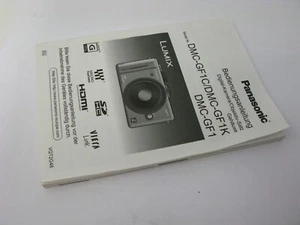 Panasonic DMC-GF1 Digital Camera Instruction Manual GERMAN LANGUAGE - Picture 1 of 3