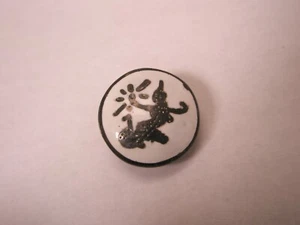 Goddess Priestess Sterling Silver Enamel Vintage Tie Tack Lapel Pin worship v89 - Picture 1 of 7