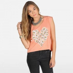 NEW VOLCOM LONG NIGHT TEE T SHIRT TOP SMALL code XX188 - Picture 1 of 4