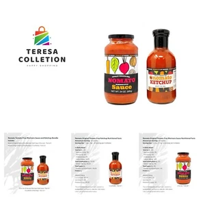 Bundle Pack - The Tomato Free Marinara Pasta Sauce 24 oz jar + - The all-na... - Picture 1 of 8