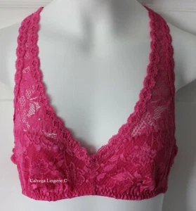 NWT Cosabella NEVER1351 "Never Say Never" Racerback Lace Bralette Pink Italy S - Picture 1 of 7