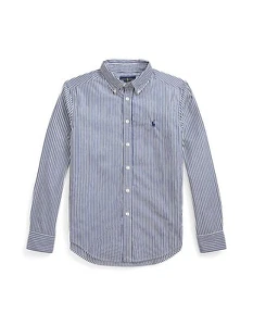 Polo Ralph Lauren Shirt Striped Cotton Poplin Teens L - Picture 1 of 5