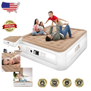 Luxury King Air Mattress with Built-In Pump – Fast Self-Inflation & Waterproof - Picture 1 of 9