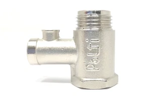 Valvola sfiato sicurezza1/2 m/f 5 bar per caldaia polti M0000095 vedi modelli - Imagen 1 de 4