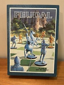 Vintage 1967 Feudal 3M Bookshelf Battle Board Game Siege & Conquest Complete