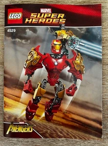 Lego Marvel Super Heroes 4529 - IRON MAN Original Instruction Manual Only - Picture 1 of 5