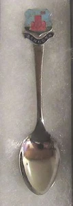#576) SILVER PLATED TEA SPOON SANDOWN ISLE OF WIGHT ISLAND SOUTHEAST ENGLAND UK - Picture 1 of 2