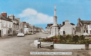 North & South Main Street, Wigtown Vintage Postkarte Poststempel Dumfries 1976 - Bild 1 von 3