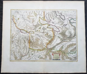 1650 Joan Blaeu Antique Map of The Cantons of Aargau & Zurich, Switzerland - Picture 1 of 4
