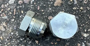 1” #16 JIC PLUG HYDRAULIC ADAPTER FITTING 2 PACK - Picture 1 of 1
