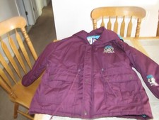 Vintage 90s Anaheim Mighty Ducks NHL Puffer Jacket XL Full Zip HOODED
