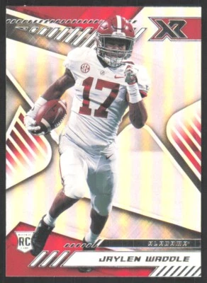 2021 Panini Chronicles Draft Picks XR Jaylen Waddle Rookie #185 - Image 1 of 2