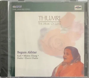 Thumri The Music Of Love By Begum Akhtar - RARE RPG Classical CD CDNF 150249 - Picture 1 of 2