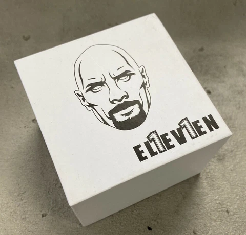 EK01B: Eleven x Kai Studio 1/6 Dwayne Johnson Rock head (beard) for 12" figure Cover