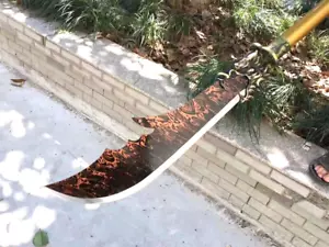 Famosa Espada de Ampliación Borde WUSHU Espada Espada Manganeso Hoja de Acero Ancho Mango Largo - Imagen 1 de 12