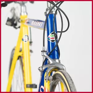BASSO LUCA SIRONI VINI CALDIROLA 1998 CAMPAGNOLO RECORD TITANIUM 9 S VINTAGE OLD - Picture 1 of 24