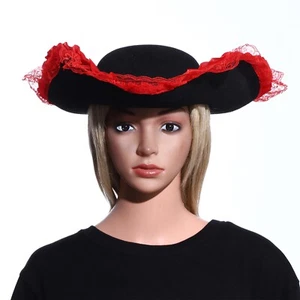 Erwachsene Kinder Breite Randkappe Lustig Piraten Kostüm Hut Maskerade Trendy - Bild 1 von 23