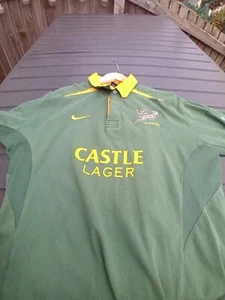 SOUTH AFRICA NATIONAL TEAM 2002 RUGBY UNION SHIRT JERSEY NIKE SIZE XL (115) - Picture 1 of 7