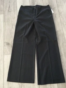 RELATIVITY Black “Silky” Wide-Legged Pants. Waist 36”. Inseam 32”. Size 12. NEW. - Picture 1 of 7