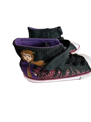 Juvenil Converse Disney Frozen Chuck Taylor's Talla 10 EE. UU. Top alto Elsa para niños Foto 1 de 4