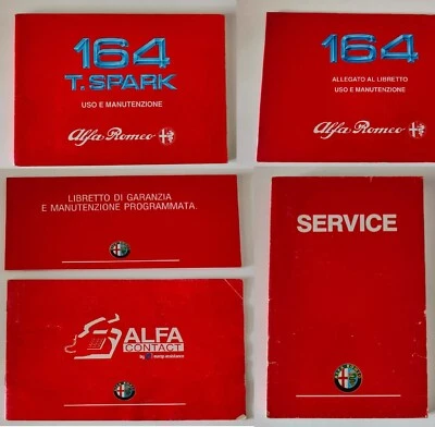 Alfa Romeo 164 libretto / manuale uso manutenzione - Immagine 1 di 4