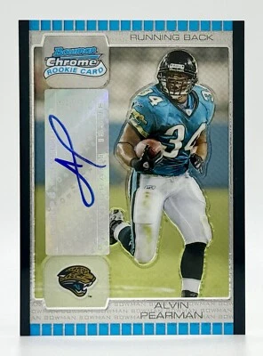 2005 Bowman Chrome #239 Alvin Pearman RC Auto Jacksonville Jaguars - Image 1 of 2