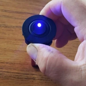 DC 12V Round Panel Rocker Toggle Switch Socket Blue LED Plug & with Housing 20A - Picture 1 of 4