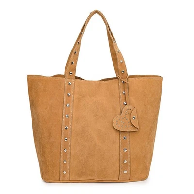 Urban Heart And Rivet Decor Suede Tote Bag For Women For Daily Use - image 1 of 4
