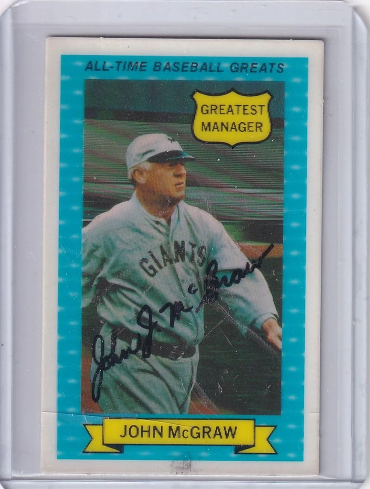 Kelloggs 1972 3D #3 John McGraw Gigantes de San Francisco Foto 1 de 1