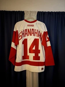 Detroit Red Wings Authentic Trikot #14 Shanahan handsigniert Authentic - Bild 1 von 3