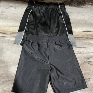 Boys 4t Bundle Of 2 Black Athletic Shorts - Picture 1 of 7