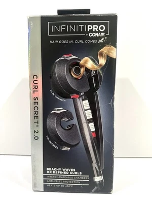 New Open Box Conair Infiniti Pro Curl Secret 2.0 Defined Curls Hair Curling Iron - Image 1 of 4