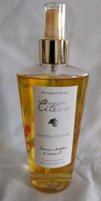 De colección VICTORIA'S SECRET 8,4 OZ Espumosos Cítricos LIMÓN ESCAPE Spray Niebla Corporal Foto 1 de 4