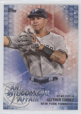 2018 Topps Update An International Affair Blue Gleyber Torres #IA-50 Rookie RC - Image 1 of 2