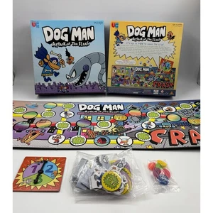 Dog Man: Attack Of The Fleas Board Game & Hotdog Card Game - Picture 1 of 7