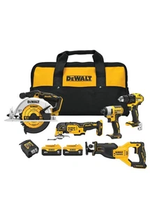 DEWALT DCK530P2 20V Max 5-Tool Combo Kit - Picture 1 of 2